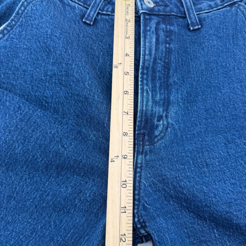 Abercrombie & Fitch 90s Relaxed Jean Women 30/10S Dark Blue High Rise Curve Love - Picture 6 of 9